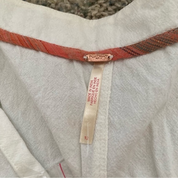 Free People Cassie Short Set White Sz 12 - Picture 7 of 15